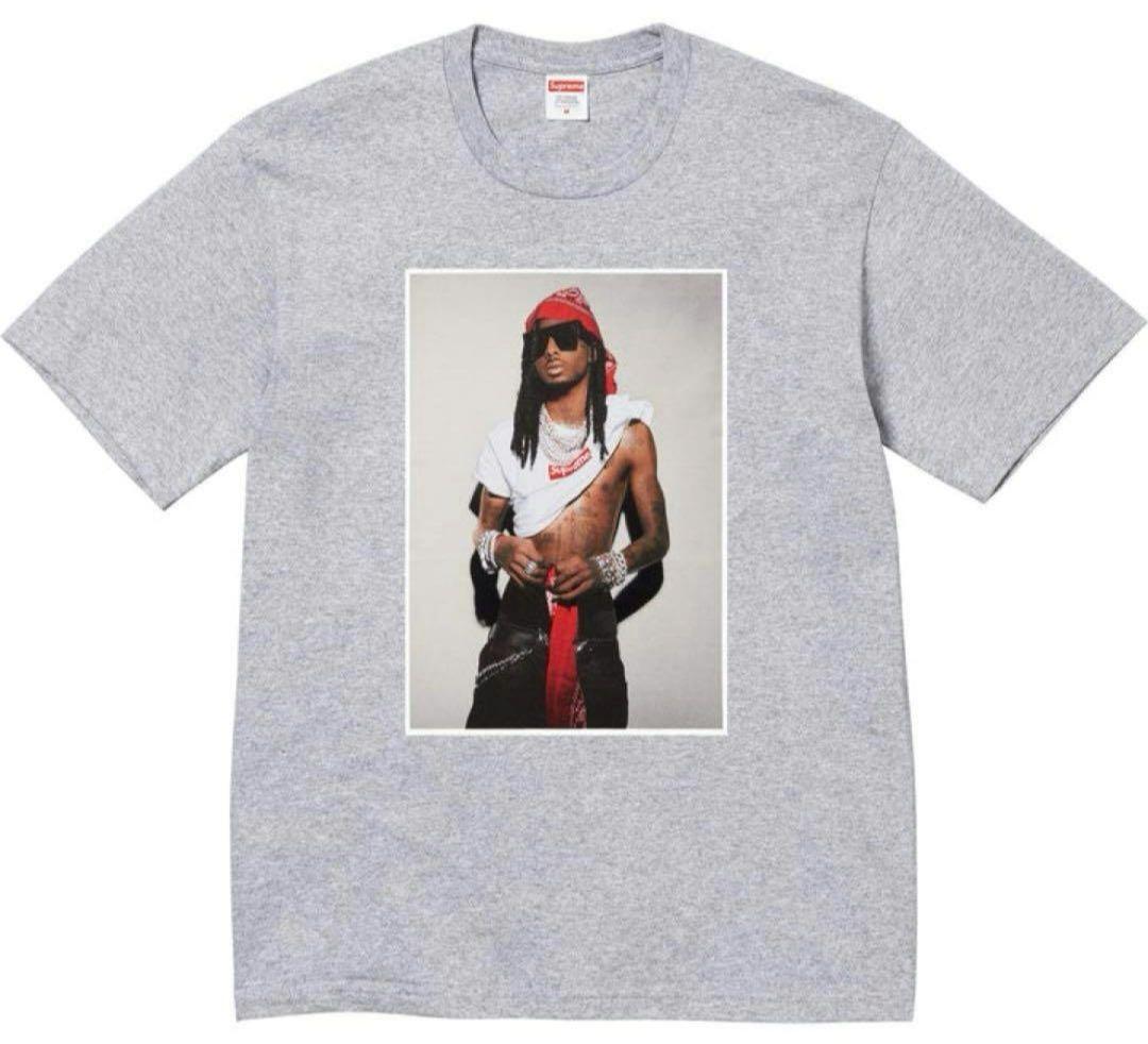 supreme Playboi Carti Tee　gray