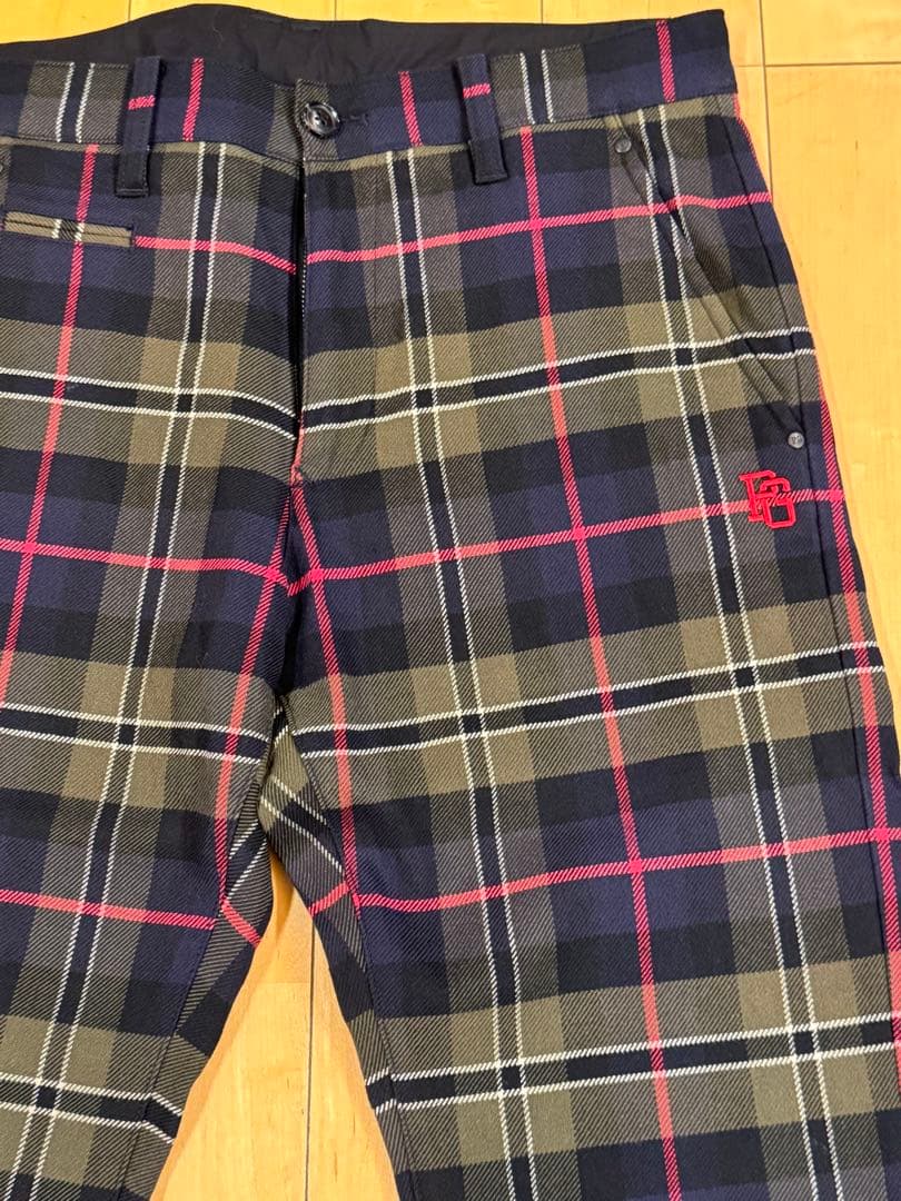 PEARLY GATES(パーリーゲイツ)秋冬チェック柄パンツ