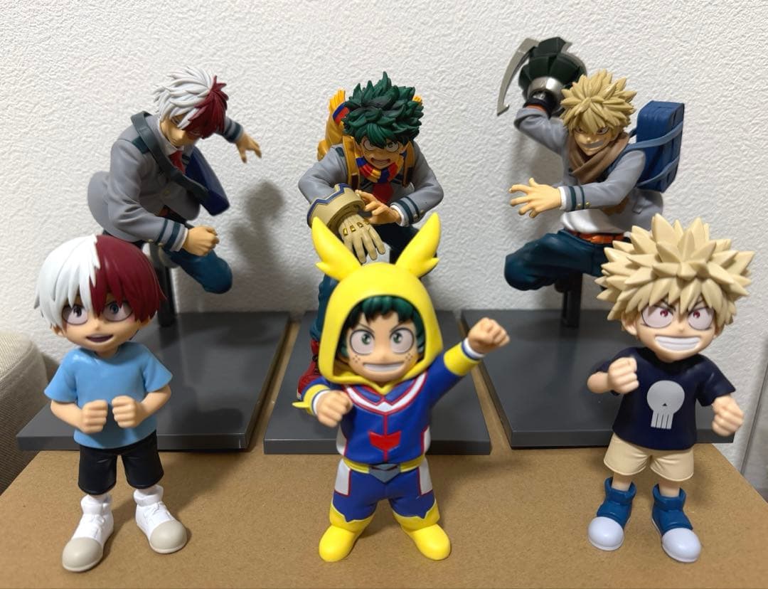 僕のヒーローアカデミア ちあぴこ BRAVEGRAPH フィギュア 6体セット