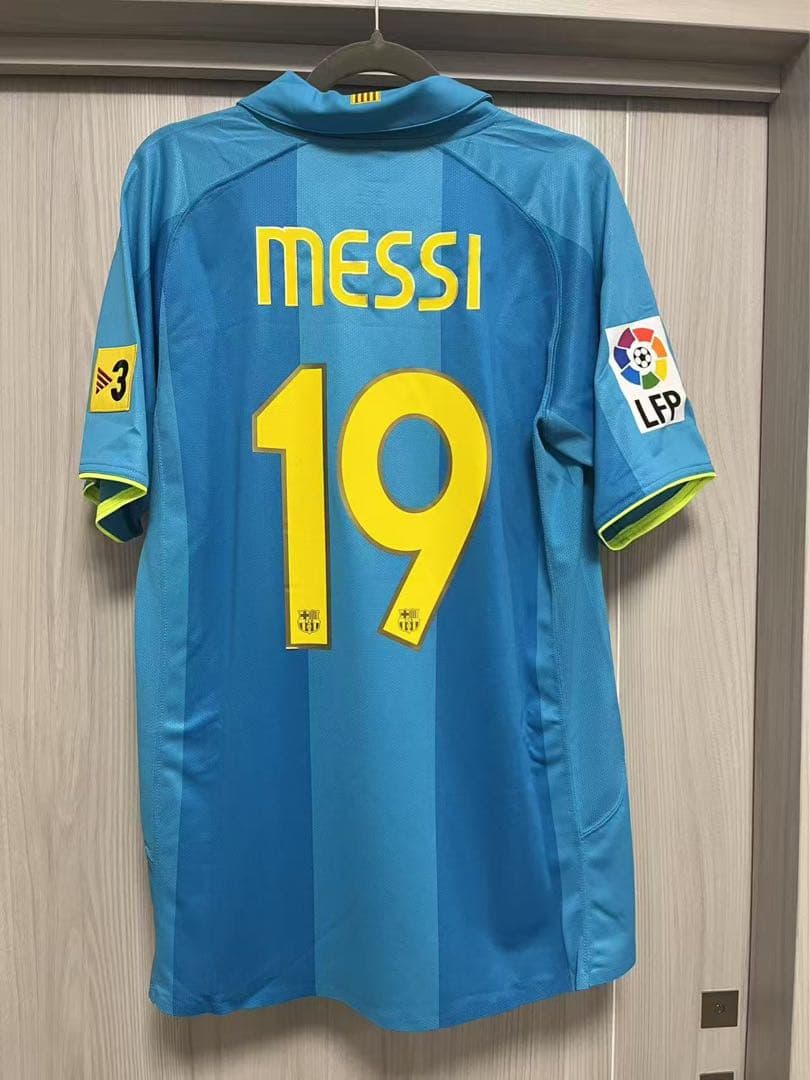 選手支給品Messi メッシ バルセロナ ユニフォーム 07-08 LFP
