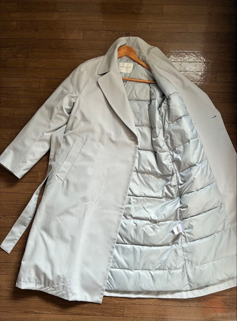 TOMORROWLAND ライトグレー トレンチコート