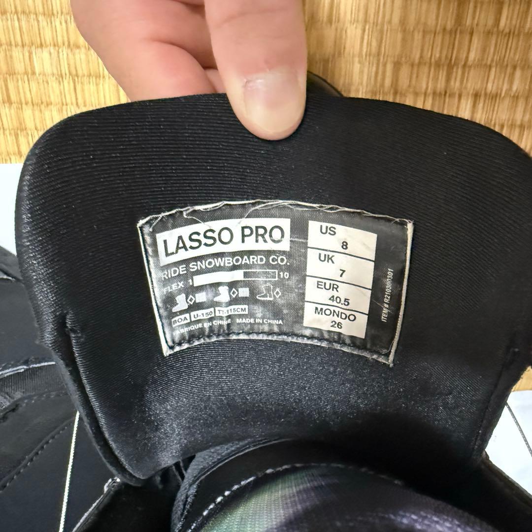 スノーボード RIDE LASSO PRO 26CM 21-22