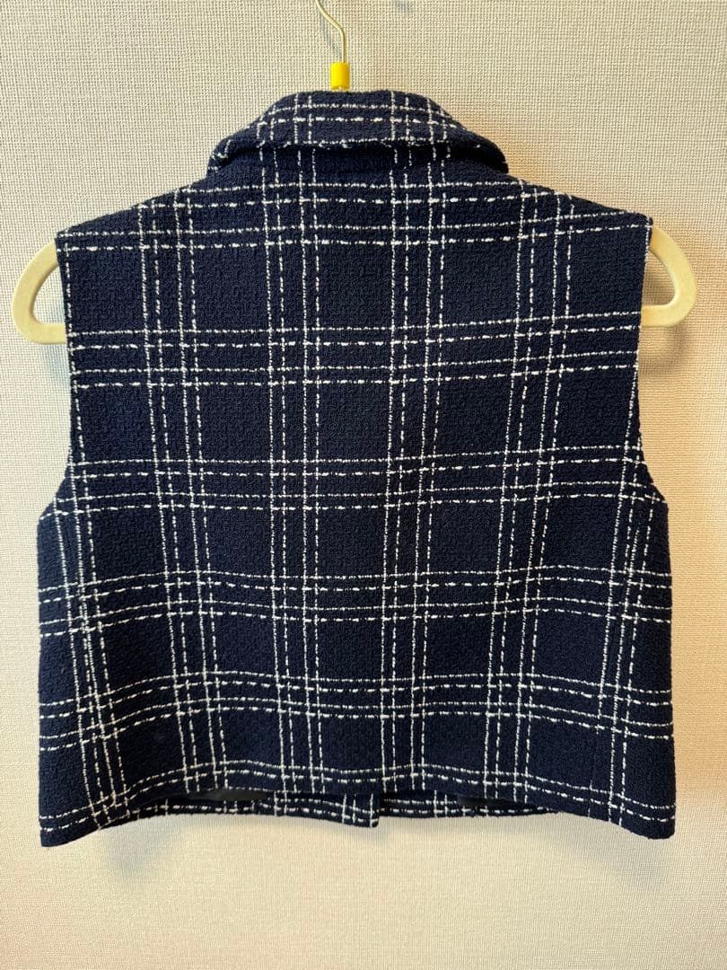 シェリエ sheller ツイード ベスト