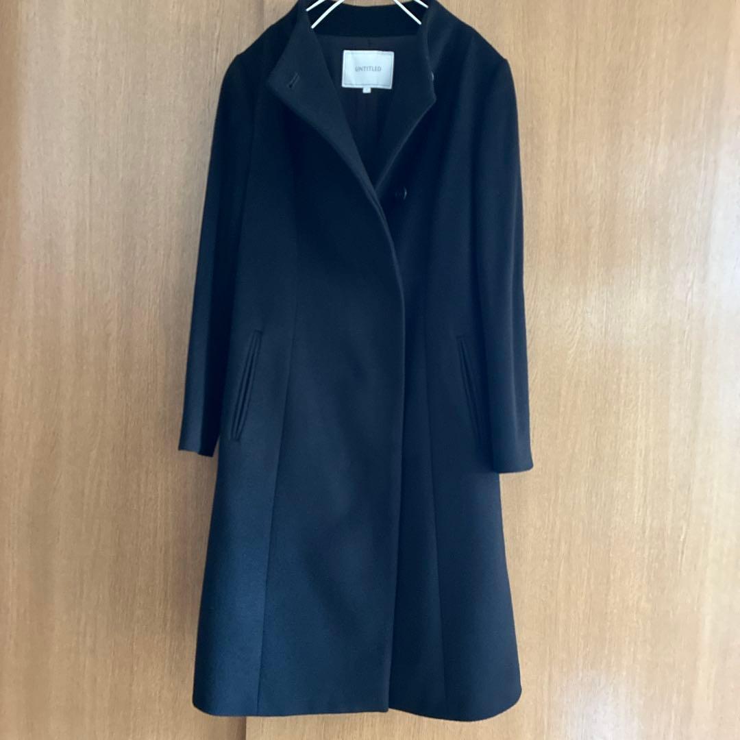 UNTITLED ウールコート　黒