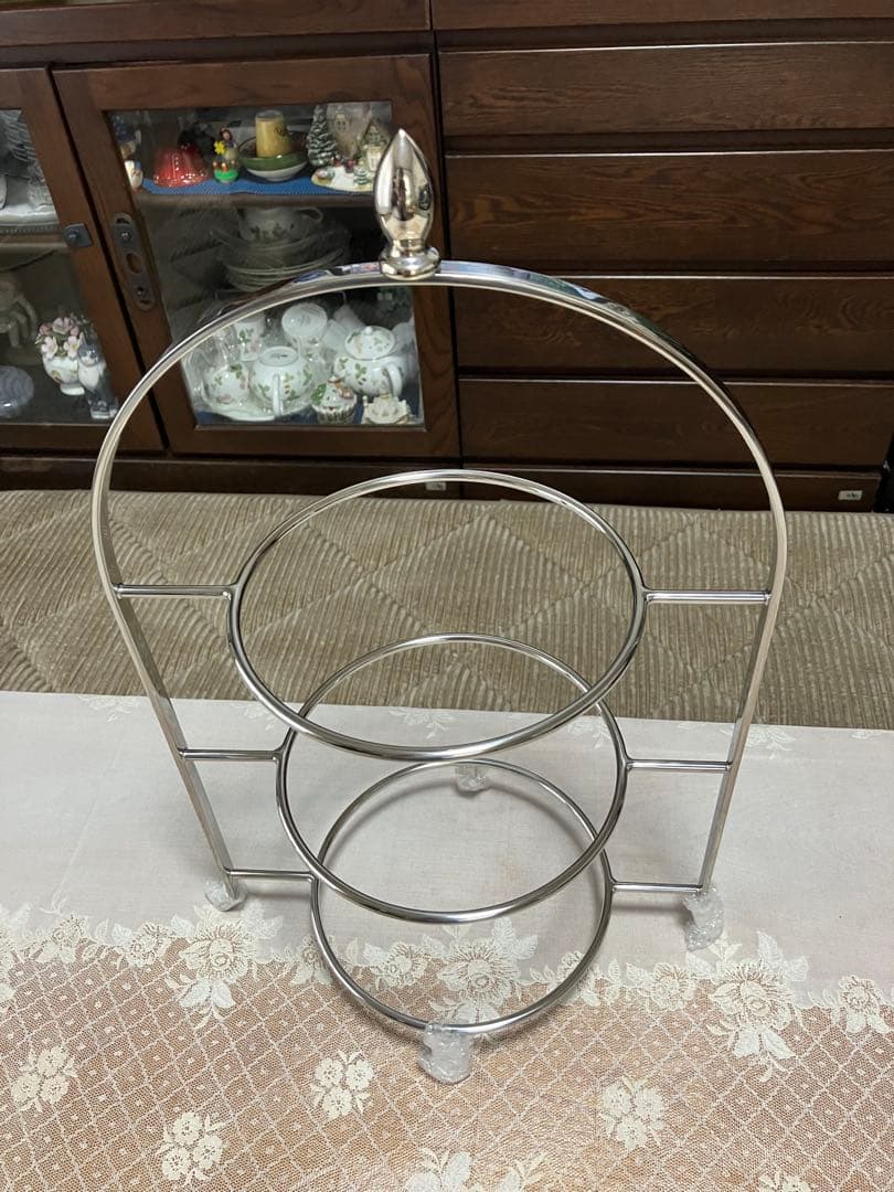 アフタヌーンティー　ステンレス製スタンド3段　【SEASONS】 ケーキスタンド