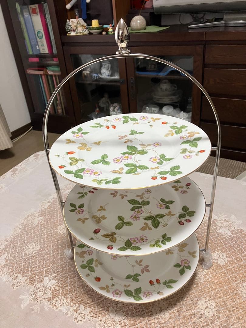 アフタヌーンティー　ステンレス製スタンド3段　【SEASONS】 ケーキスタンド