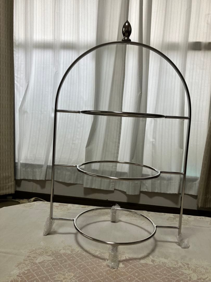 アフタヌーンティー　ステンレス製スタンド3段　【SEASONS】 ケーキスタンド