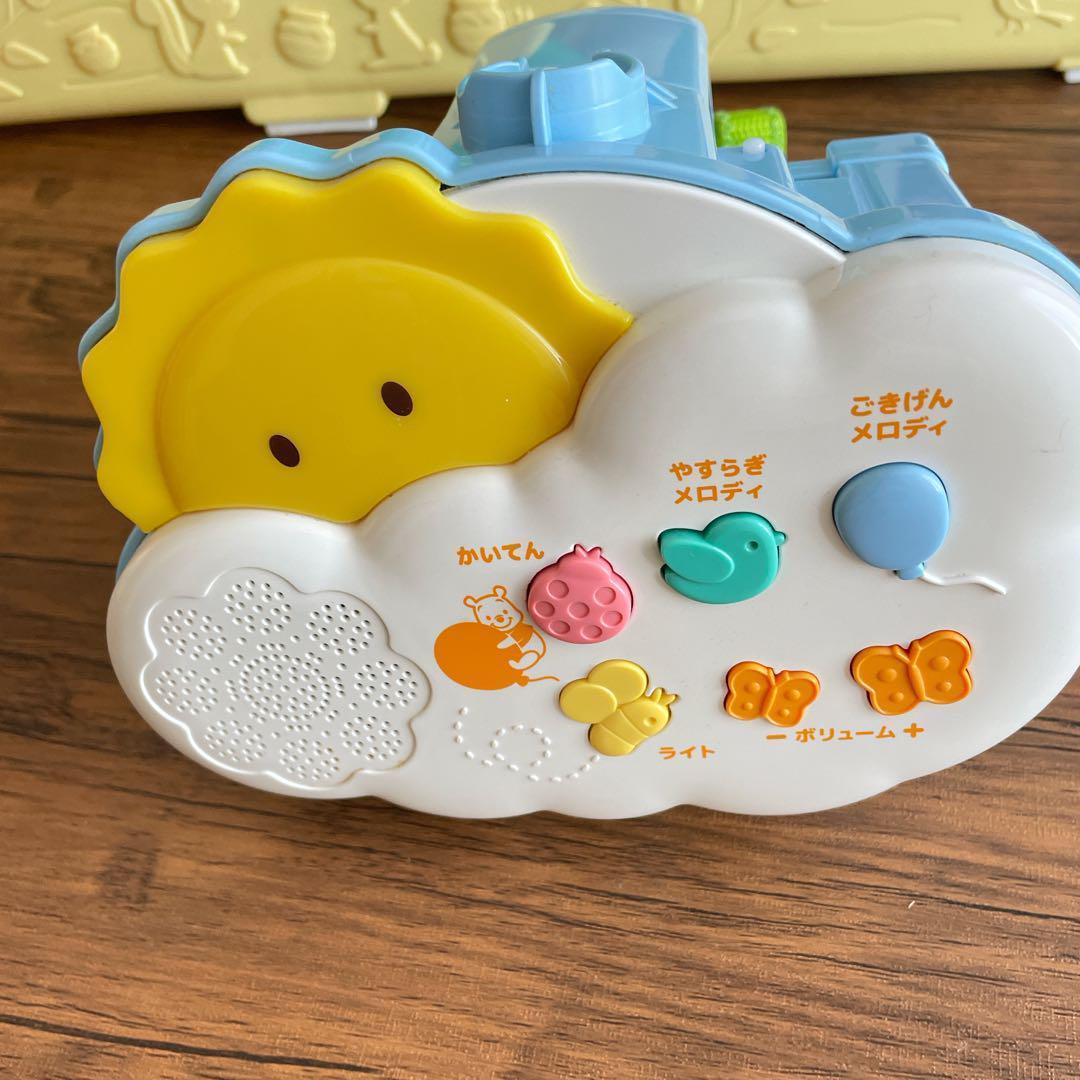 【ほぼ未使用】ベビージム プーメリー 6WAYジムにへんしんメリー プーさん