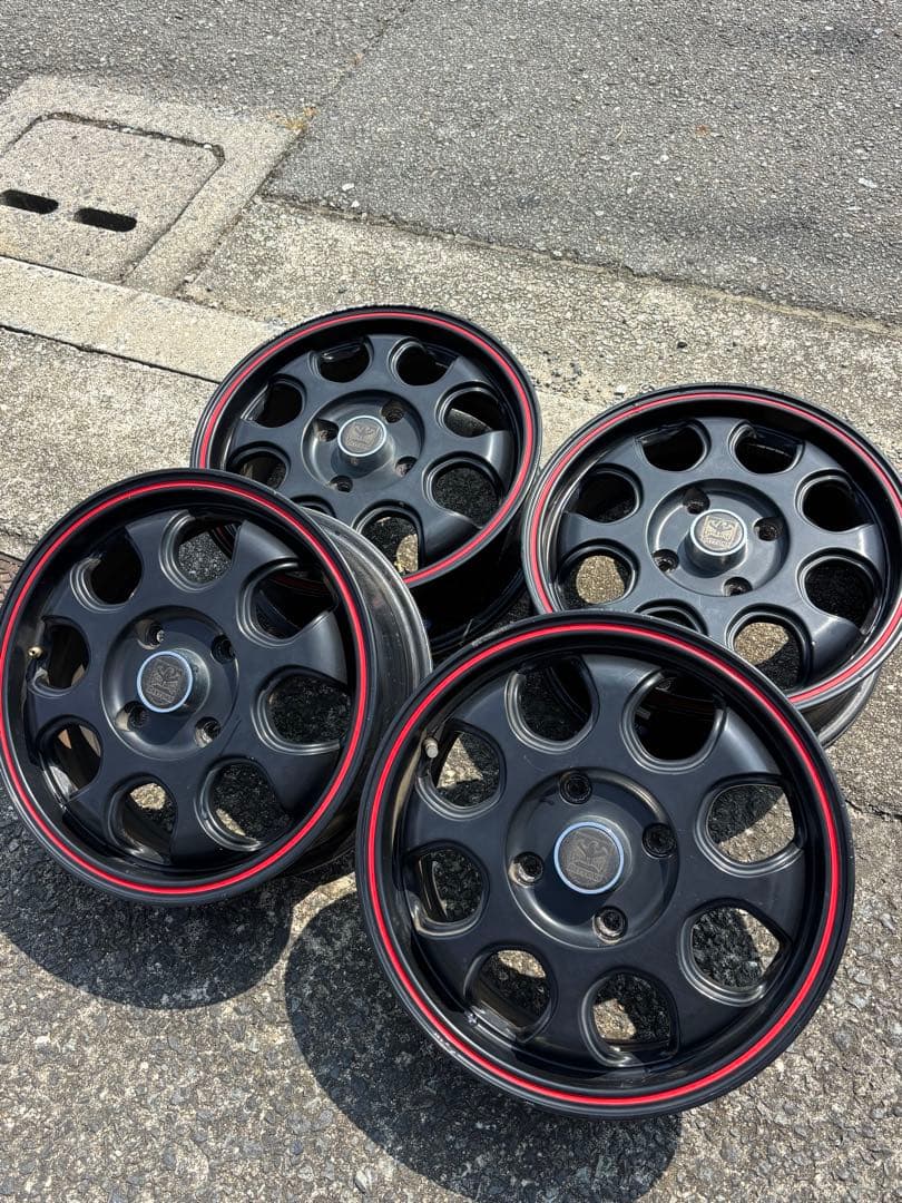 希少サイズ　パラマウント　デイトナ　アルミホイール　４本　中古品