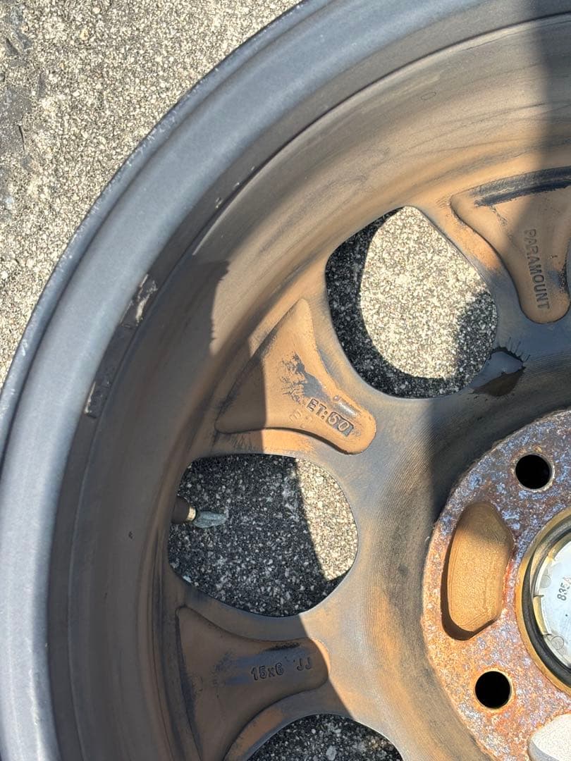 希少サイズ　パラマウント　デイトナ　アルミホイール　４本　中古品