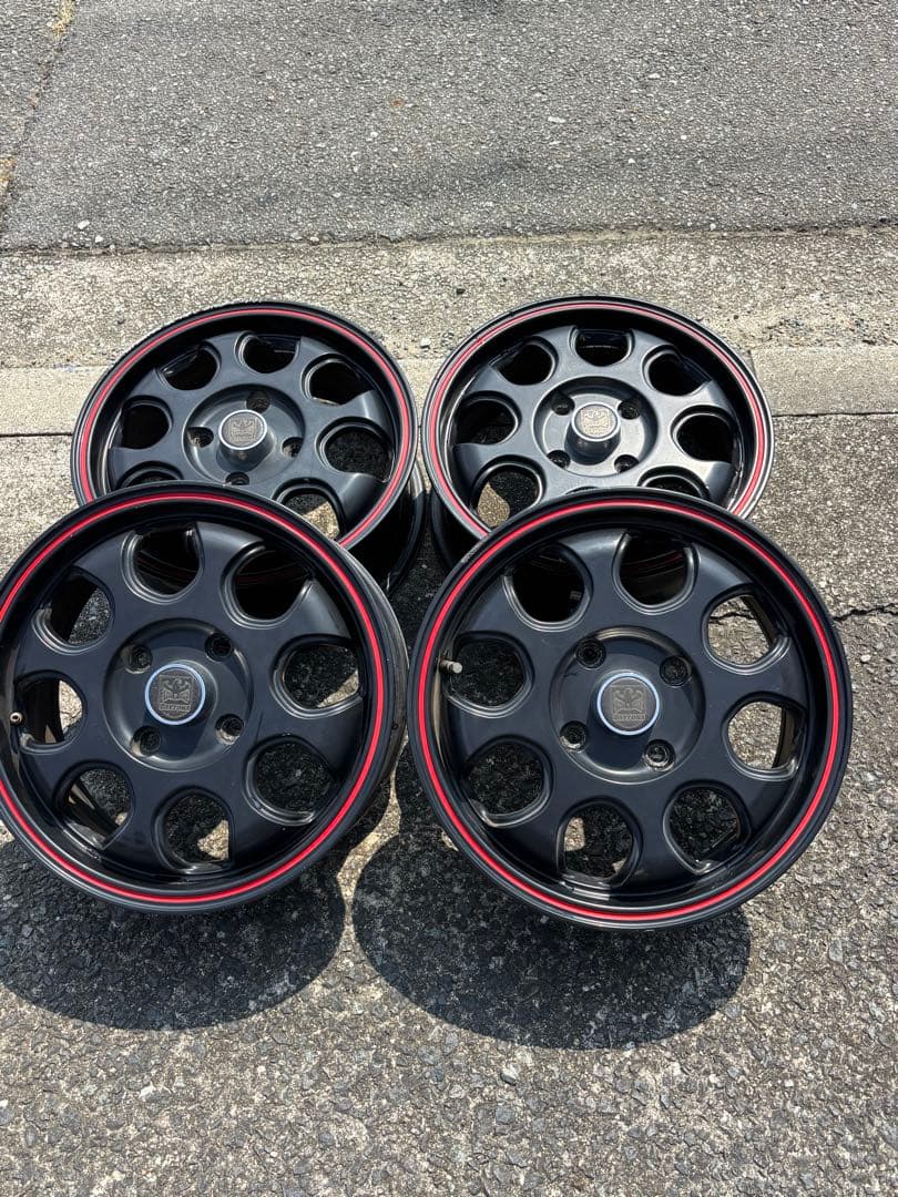 希少サイズ　パラマウント　デイトナ　アルミホイール　４本　中古品