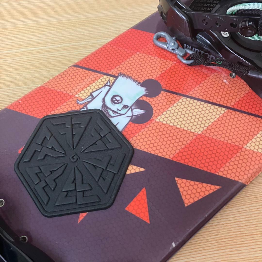 ELAN キッズスノーボード105 BURTONバインディング付き