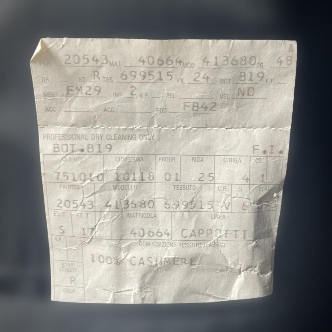 ゼニア　カシミヤ　ダブルブレスト　ベルテッド　チェスターコート　ヘリンボーン