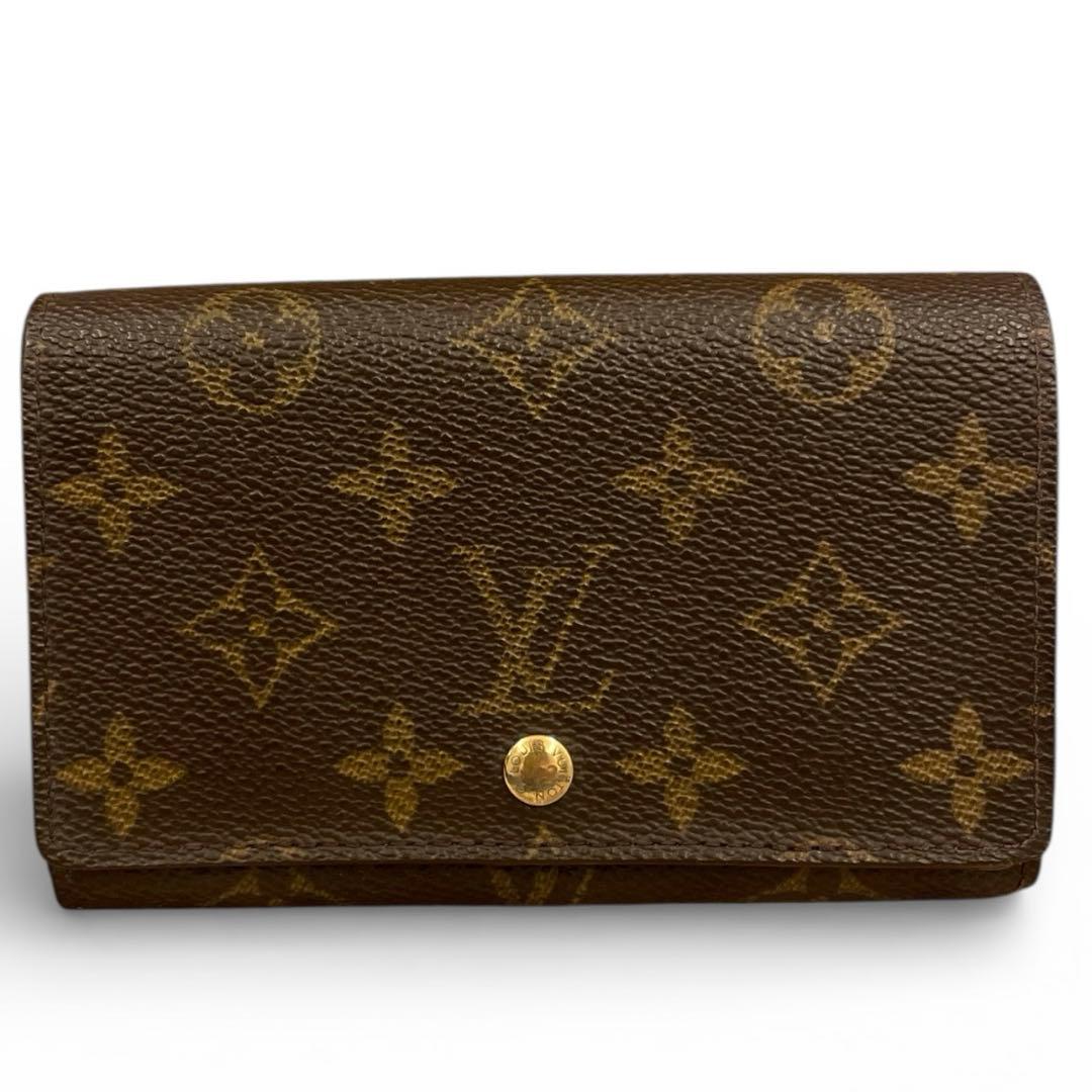 【未使用級】ルイヴィトン　二つ折り財布　モノグラム　ポルトモネ　M61730