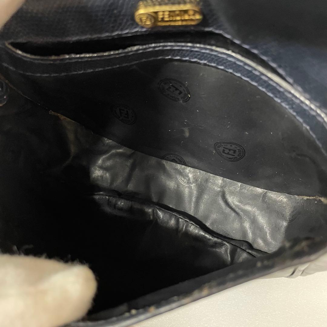 FENDI フェンディ vintage ヴィンテージ ショルダー ロゴ