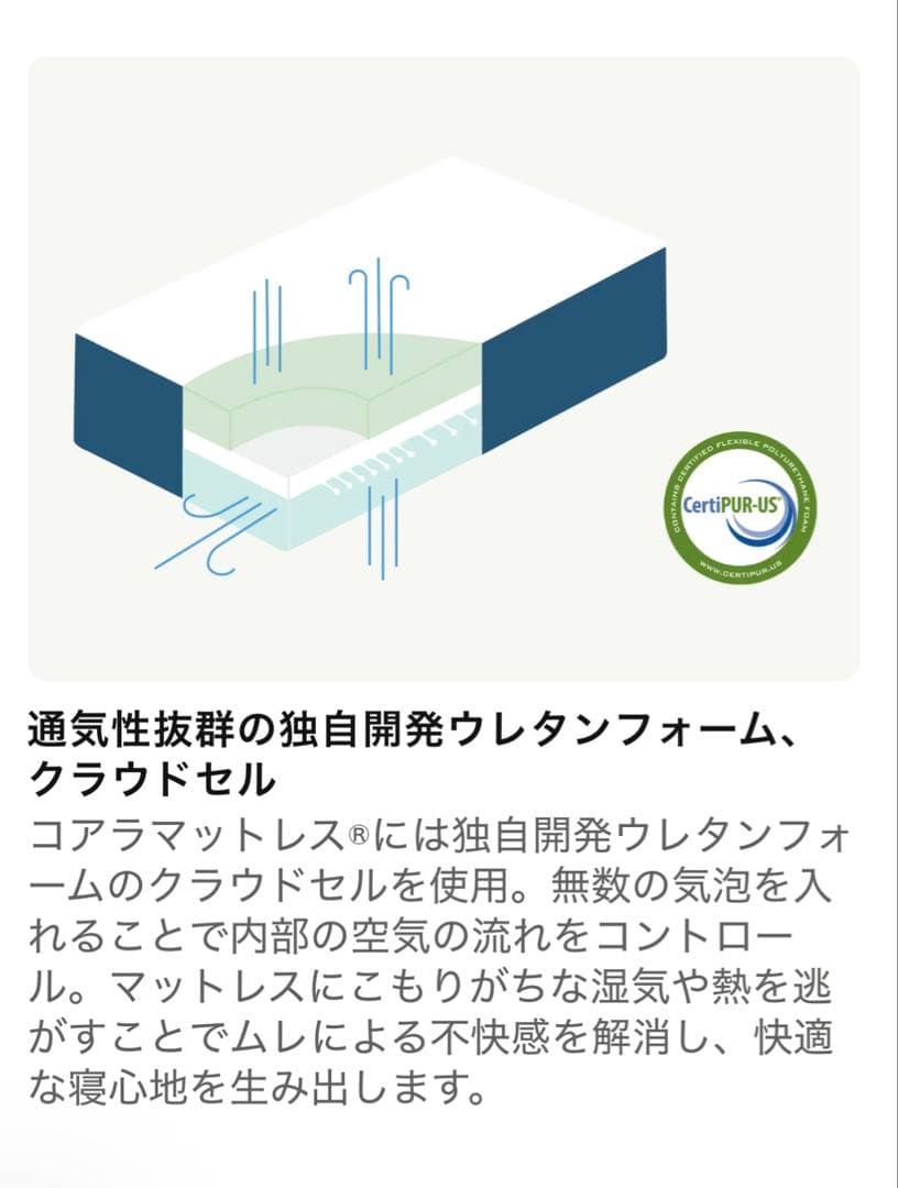 全国送料無料✨koalaマットレスSD✨オリジナル青✨コアラ(R) 快適快眠