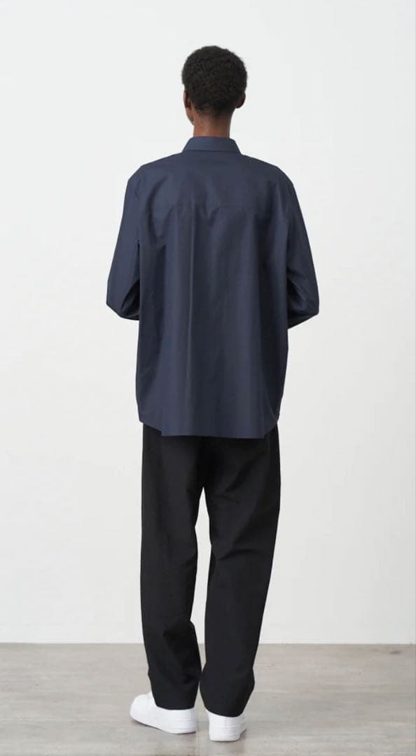 【ATON】WOOL WASHI TROPICAL TAPERED PANTS