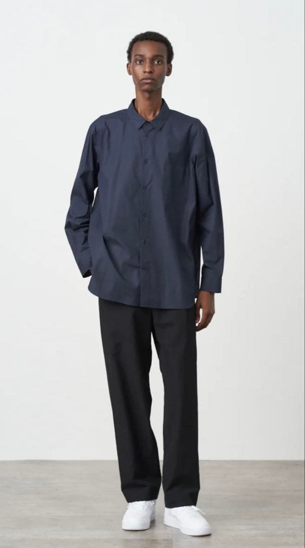 【ATON】WOOL WASHI TROPICAL TAPERED PANTS