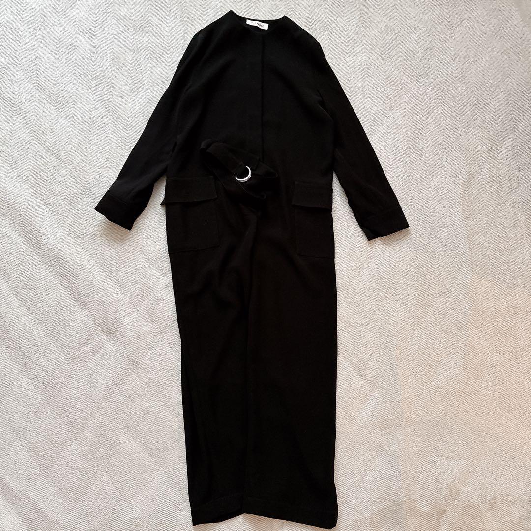 美品✨24AW ウィムガゼット【THE PAUSE】ダブルクロスジャンプスーツ