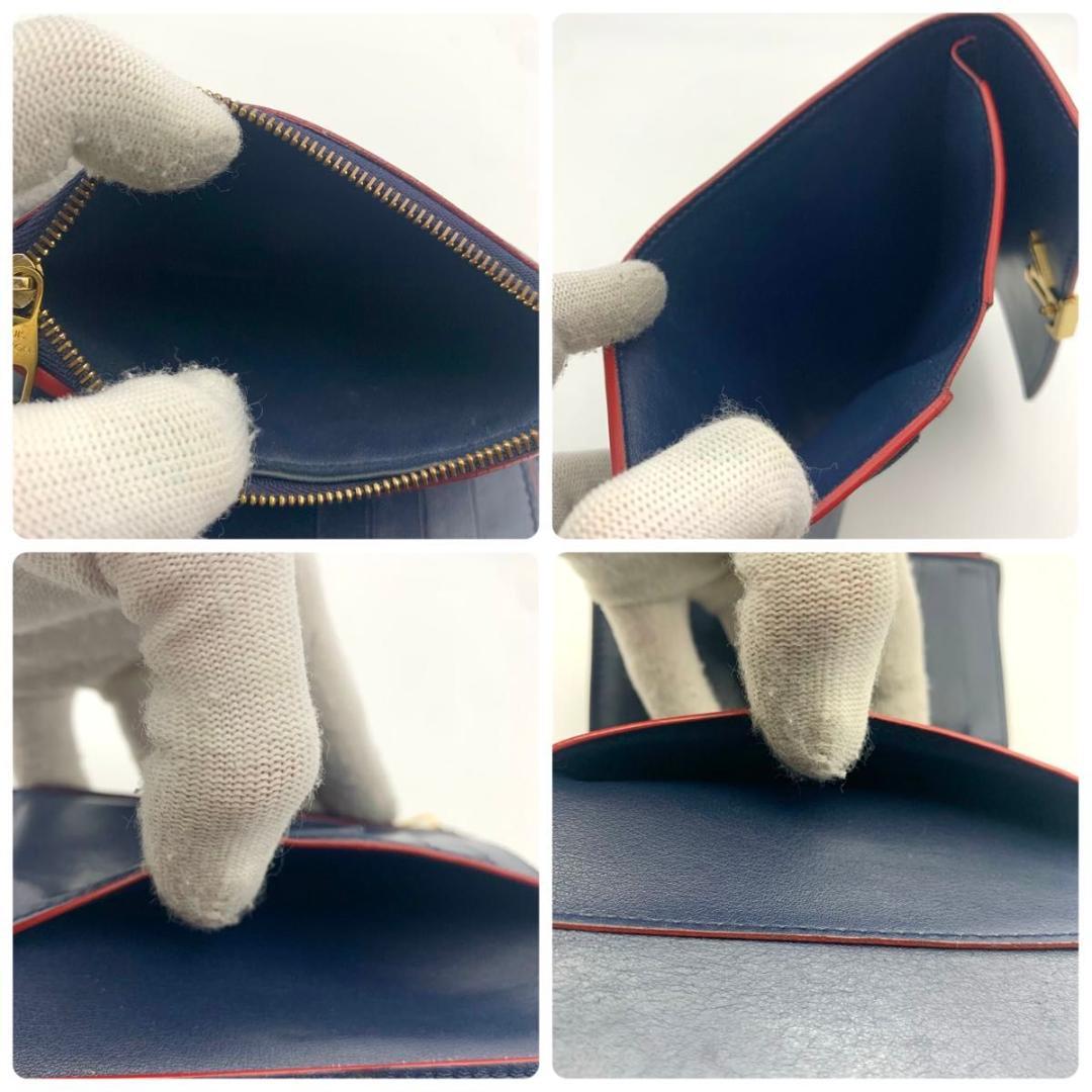 鑑定済み 美品 ルイヴィトン ポルトフォイユ カプシーヌ コンパクト 財布 革