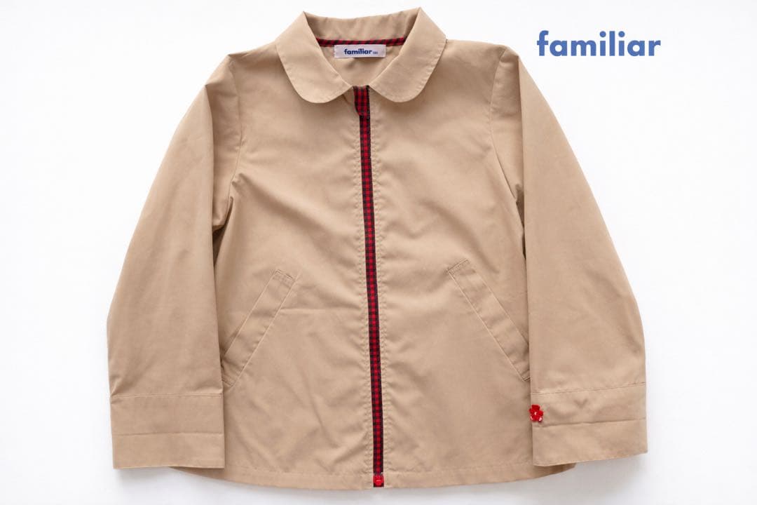 未使用に近い ファミリア familiar 上着　ブルゾン　ジャケット 130㎝