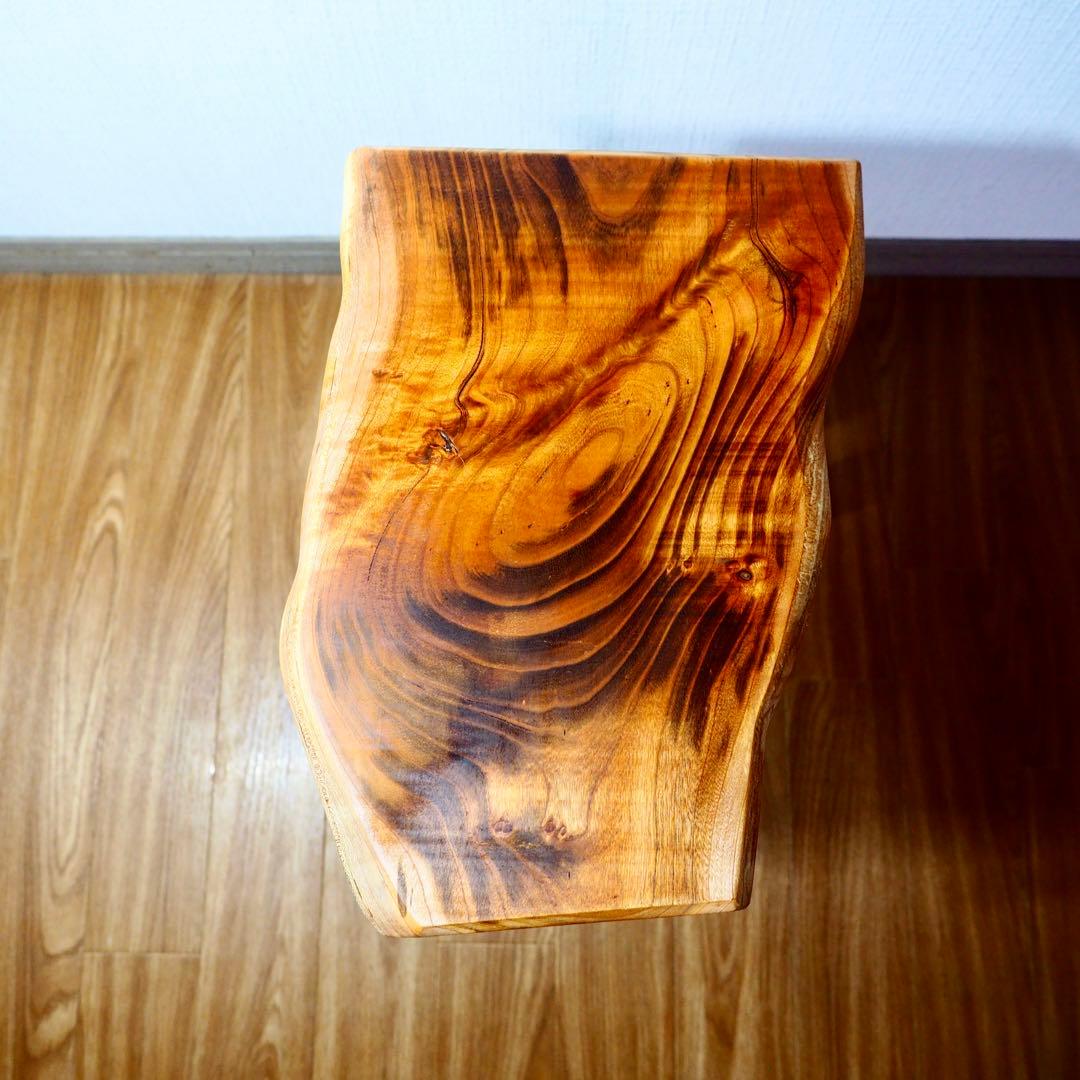 天然一枚板　サイドテーブル　3color
