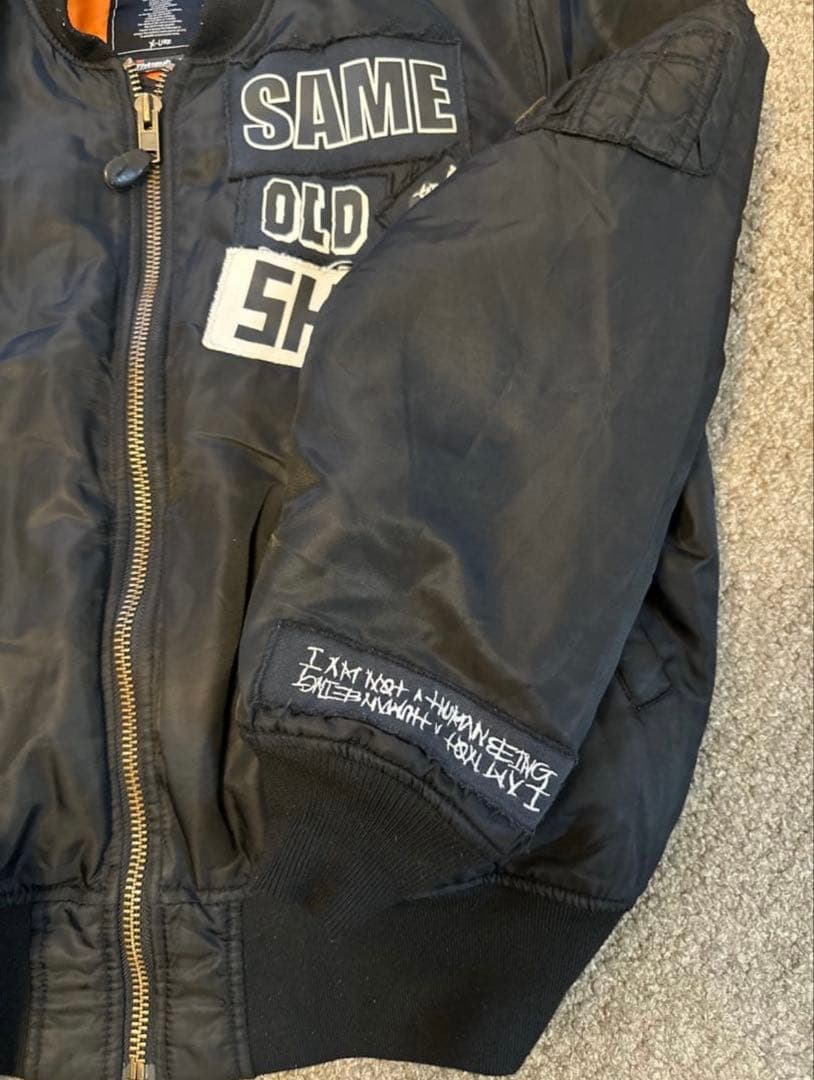 IAMNOTAHUMANBEING MA-1 ジャケット