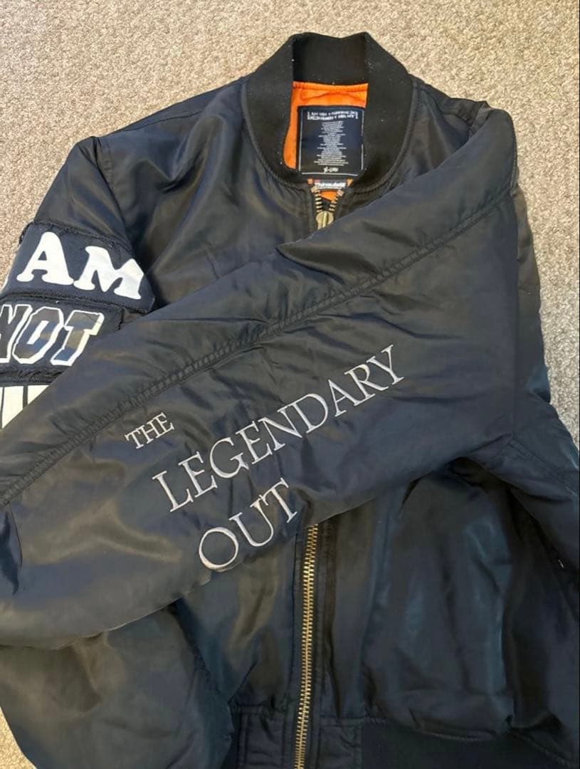 IAMNOTAHUMANBEING MA-1 ジャケット