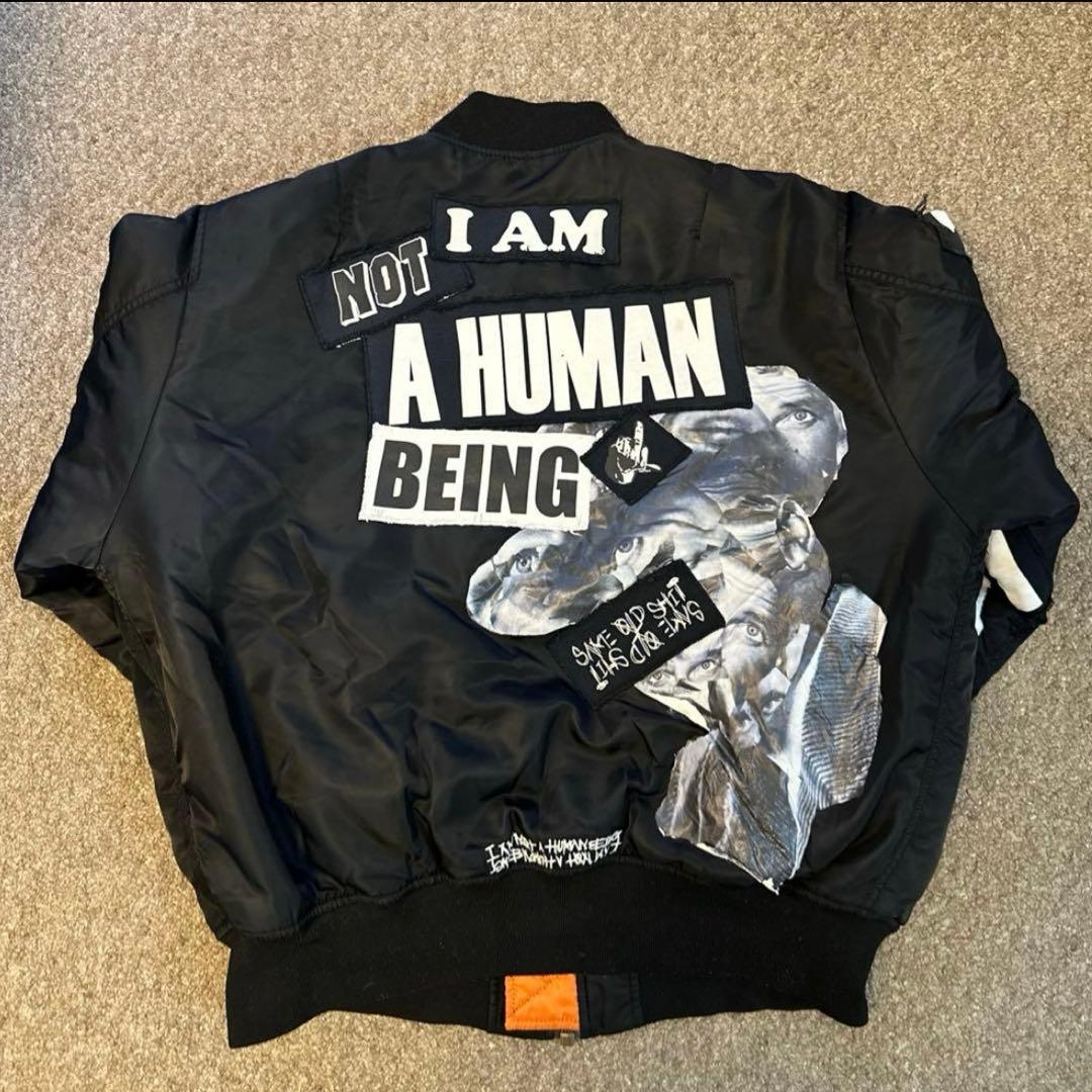 IAMNOTAHUMANBEING MA-1 ジャケット