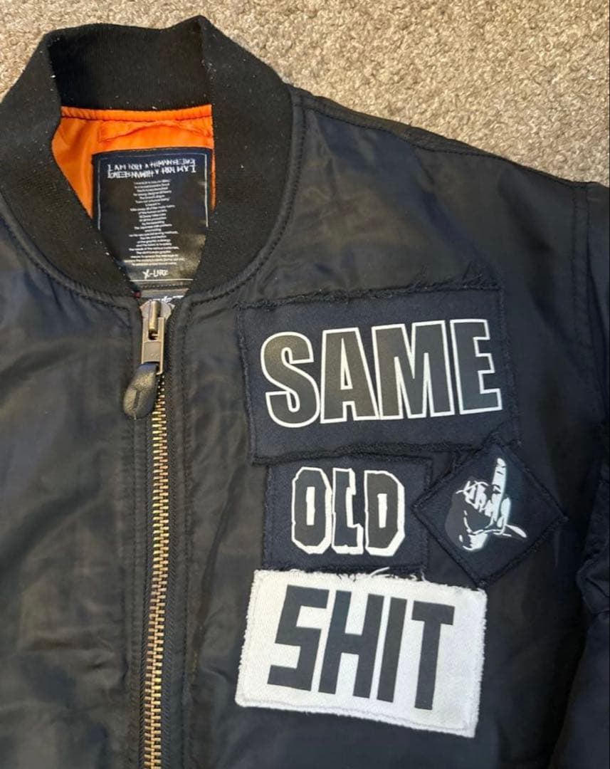 IAMNOTAHUMANBEING MA-1 ジャケット