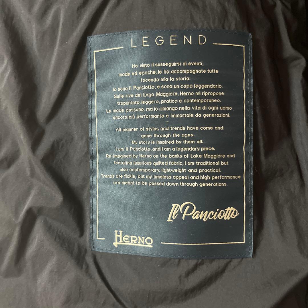 Herno ブラック ダウンベスト