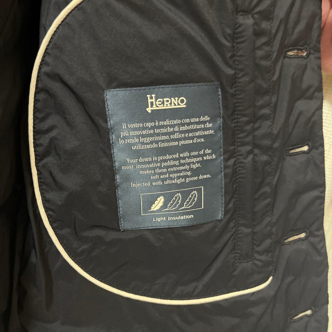 Herno ブラック ダウンベスト