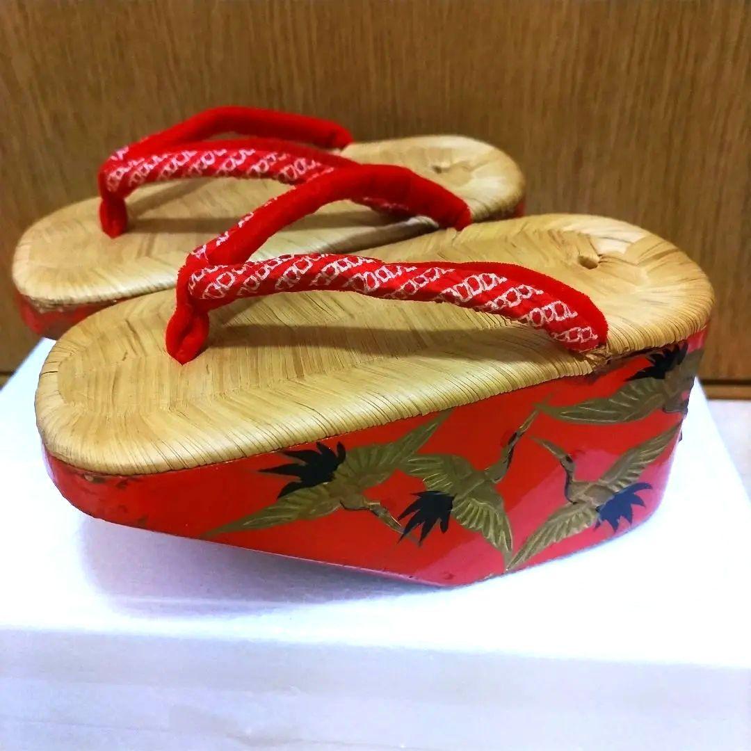 即発送　ぽっくり下駄 18cm 七五三　こっぽり　草履 こっぽり　おこぼ