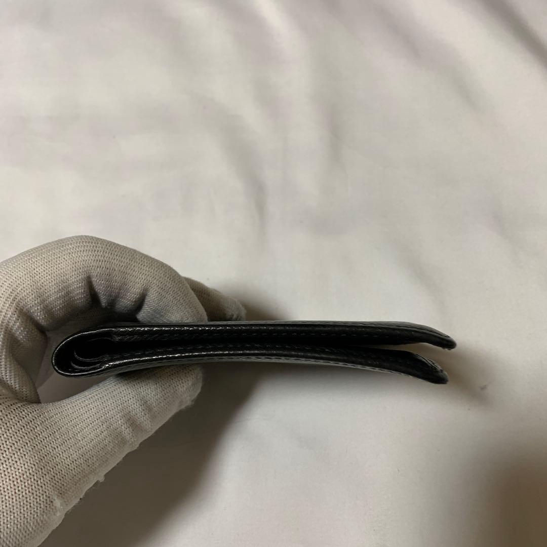 美品　お買い得　Louis Vuitton ブラック 二つ折り財布