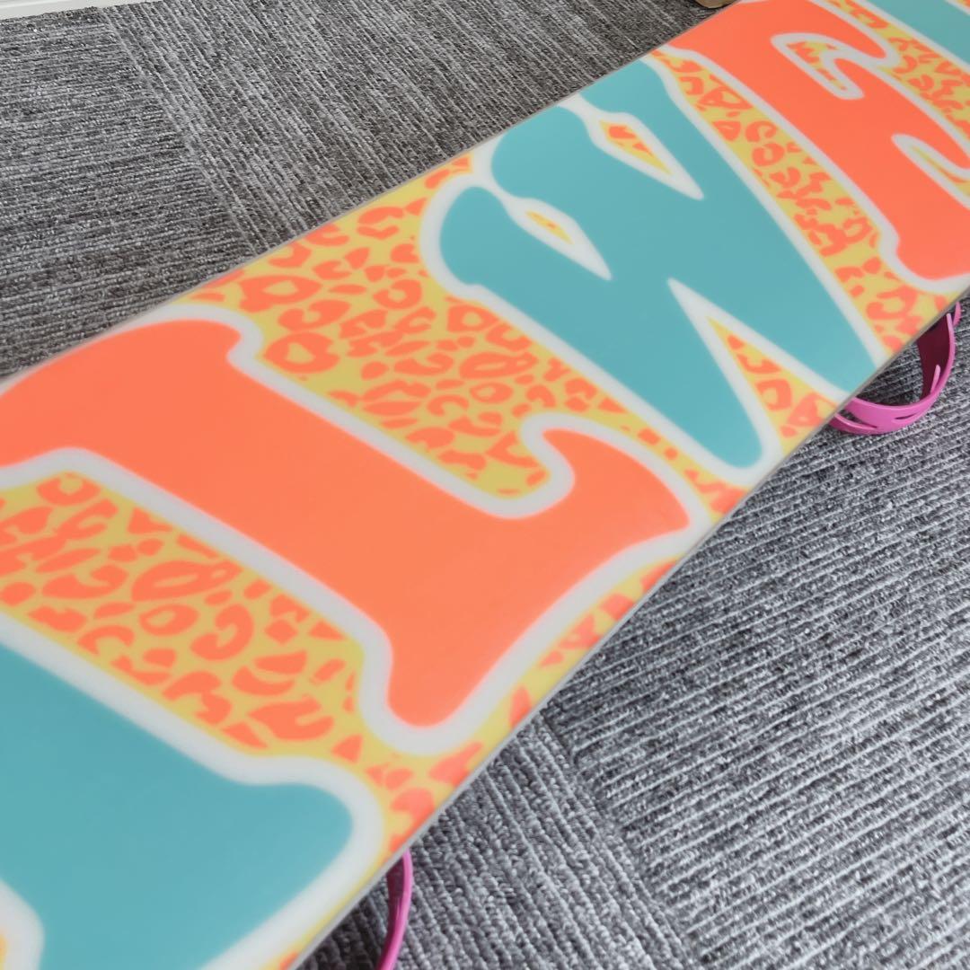 79美品❗️超豪華❗️IGNIO/キスマーク レディース スノーボード★145cm