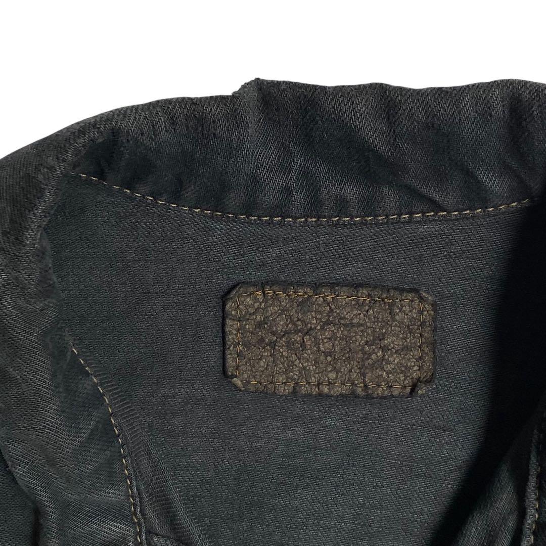 【LEVI'S】80sリーバイス 2nd オレンジタブ ブラックデニムジャケット