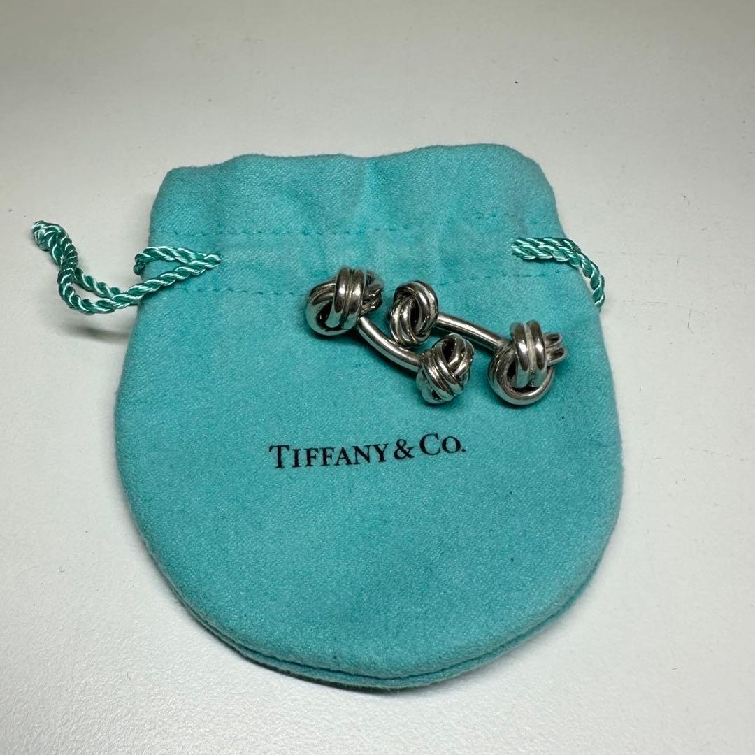 Tiffany & Co. ノットデザイン カフス シルバー 925