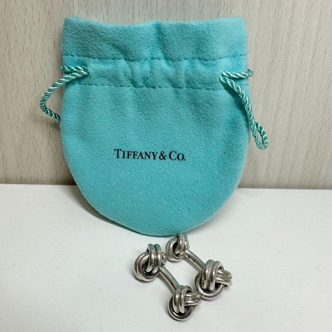 Tiffany & Co. ノットデザイン カフス シルバー 925