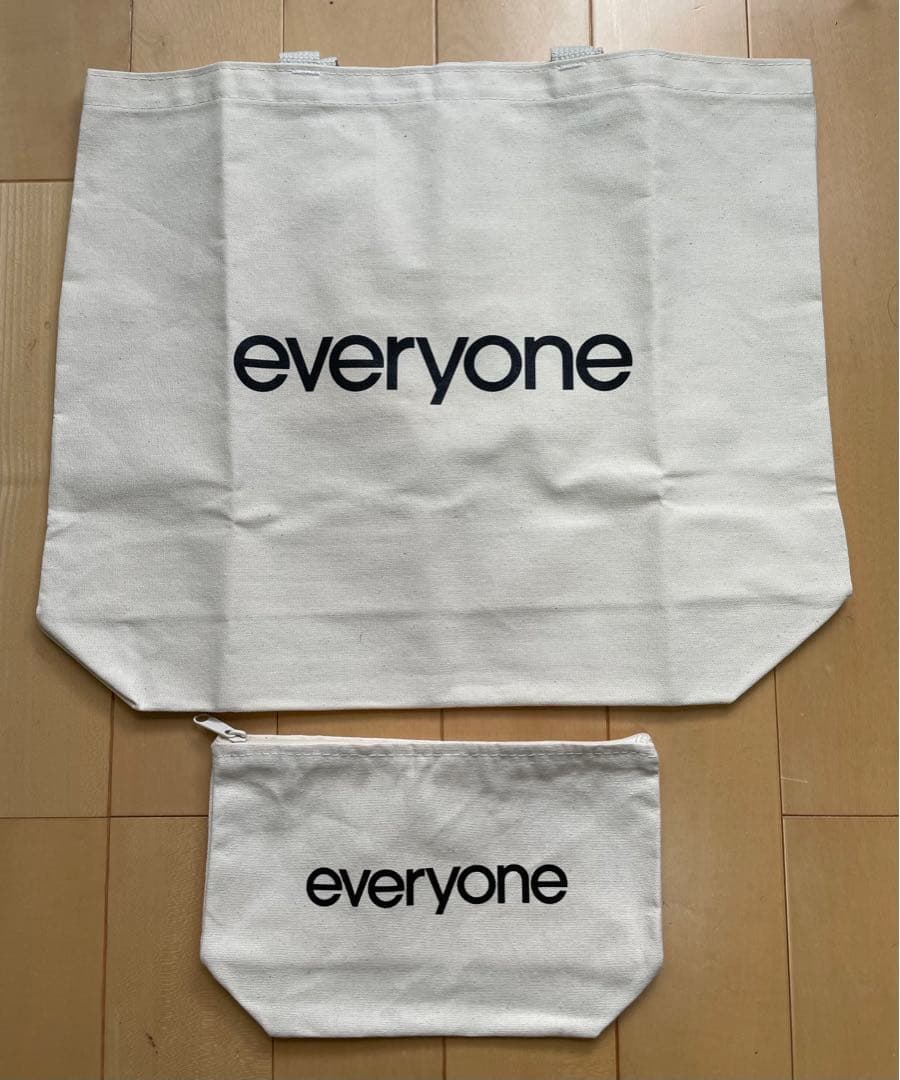 everyone 前橋限定　トートバッグ、ポーチセット