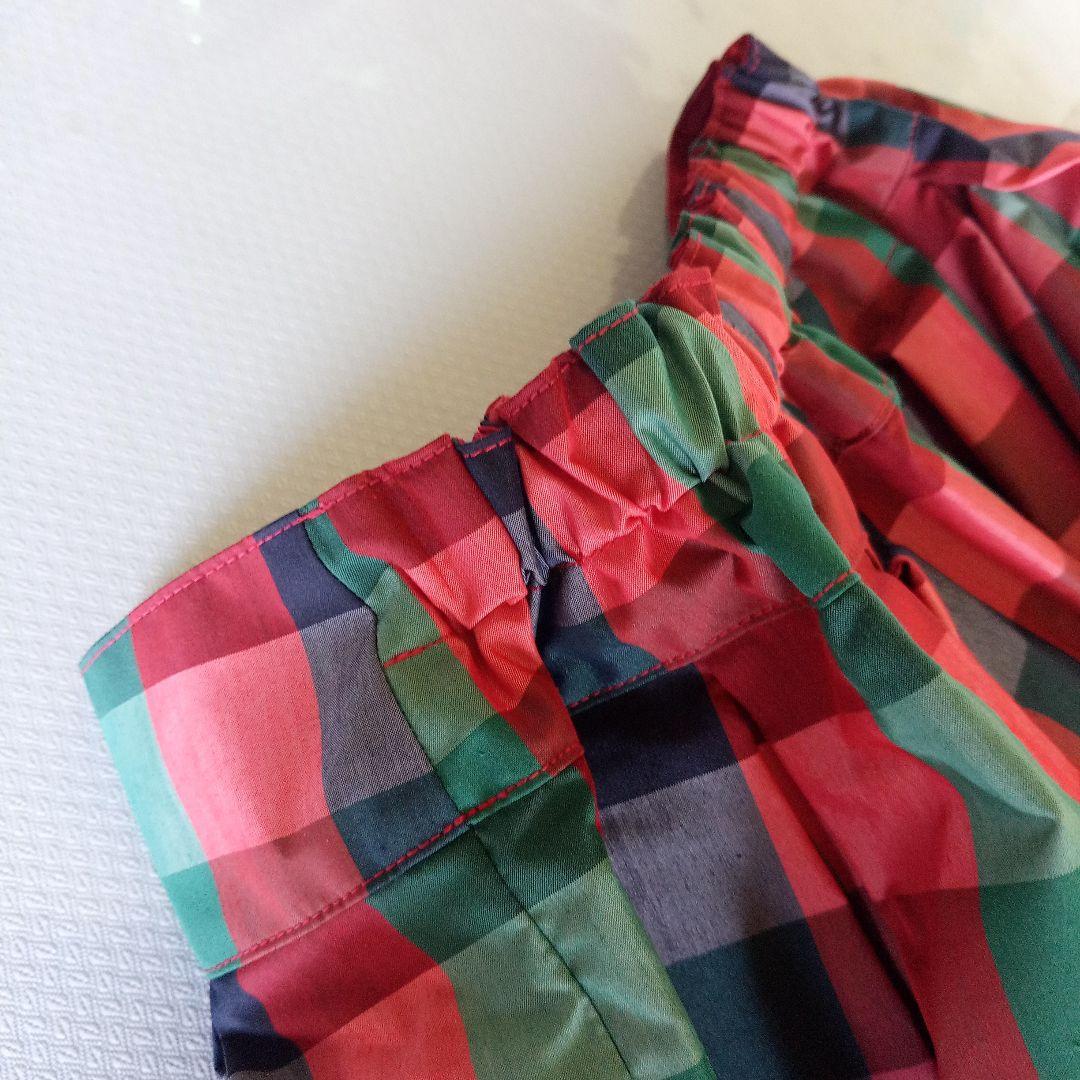 【新品】ファミリア スカート レッド 140サイズ