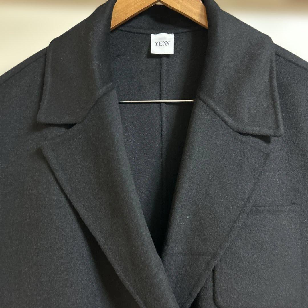 【あわちゃ】DOUBLE FACE VEST JK ブラック