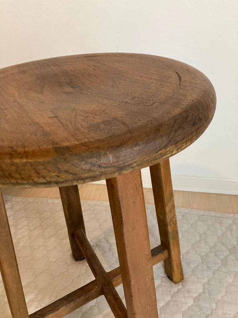 old maison VINTAGE スツール 丸椅子