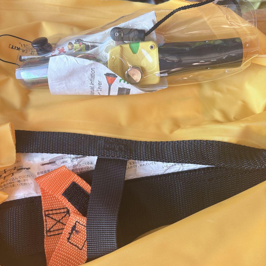 DF-2203 ウォッシャブルライフジャケット ウエストタイプ手動・自動膨脹式