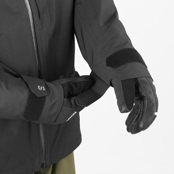 新品 サロモン CHARGER 2レイヤー ジャケットLC2305100 黒 S