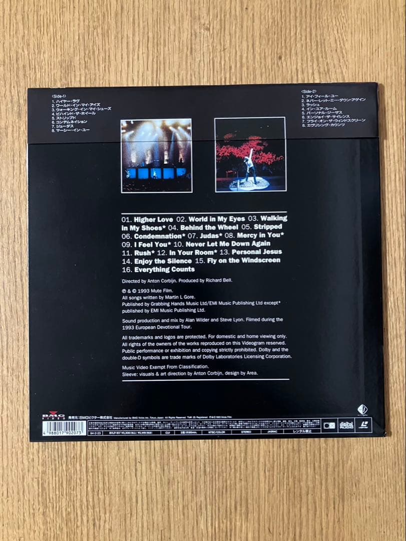 デペッシュモード/レーザーディスク