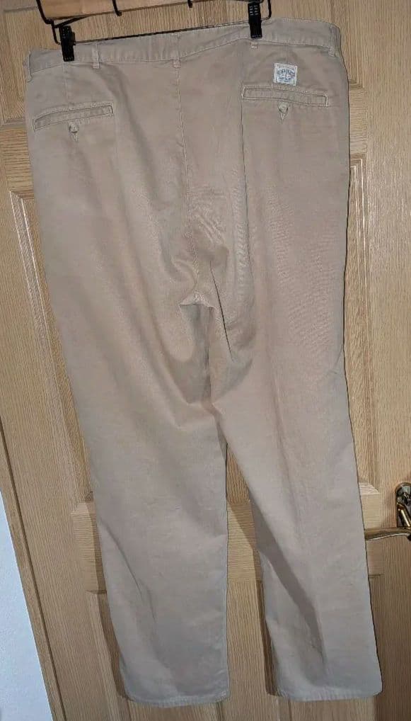 90's Polo Ralph Lauren　ツータック チノパン ベージュ