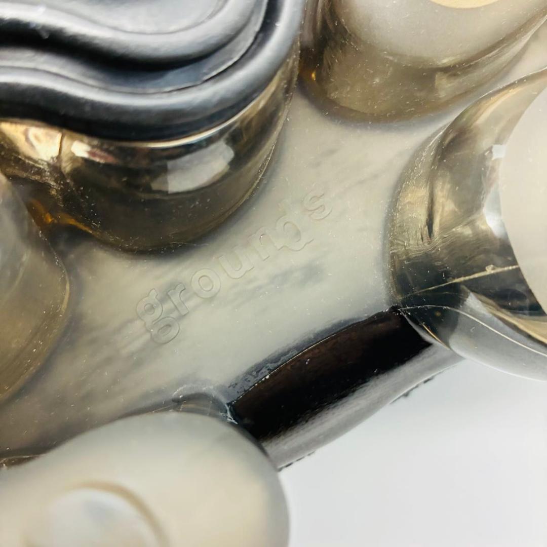 【美品】grounds MOOPIE BLACK GRAY 24cm 箱 袋付