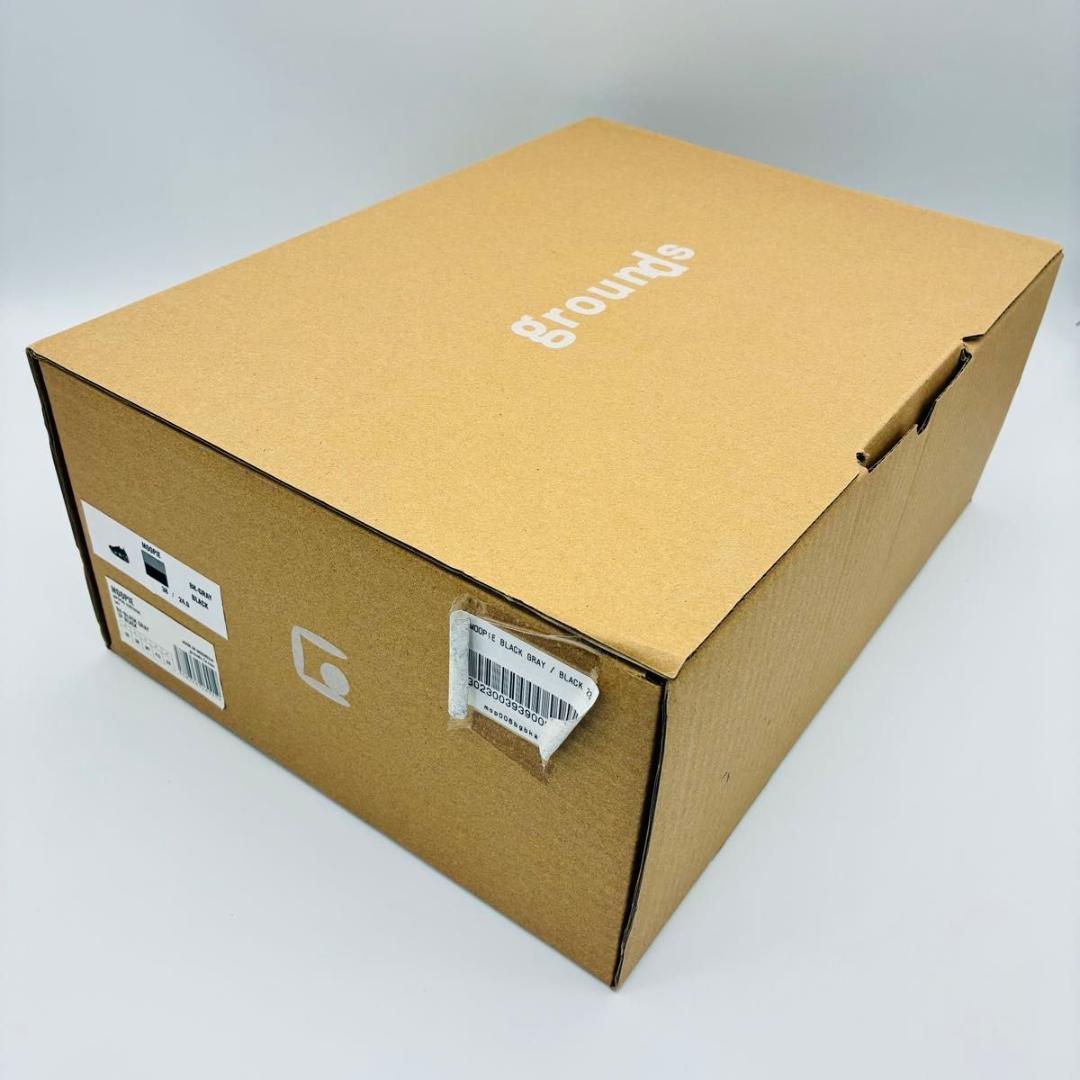 【美品】grounds MOOPIE BLACK GRAY 24cm 箱 袋付