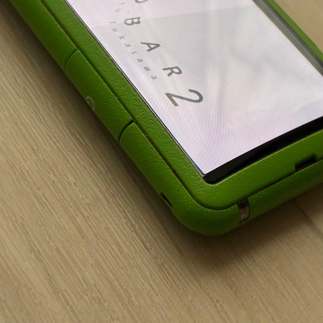 INFOBAR2 ミドリ 本体、箱、取説、付属品（送料込み）