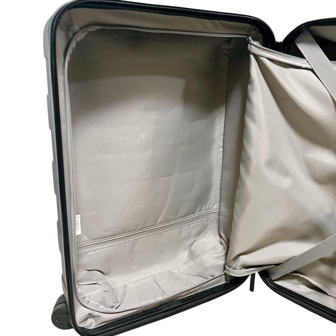 無印良品 キャリーケース スーツケース 36L グレー 鍵２本 ロック機能